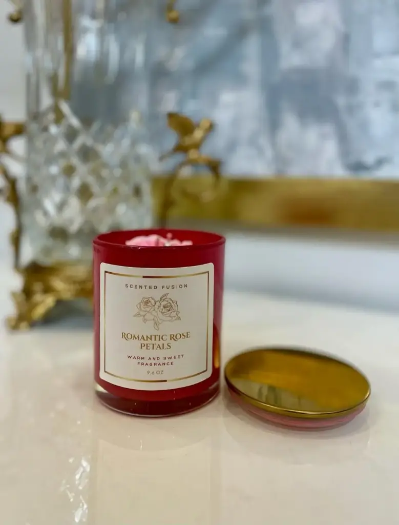 Romantic Rose Candle 9.6 OZ